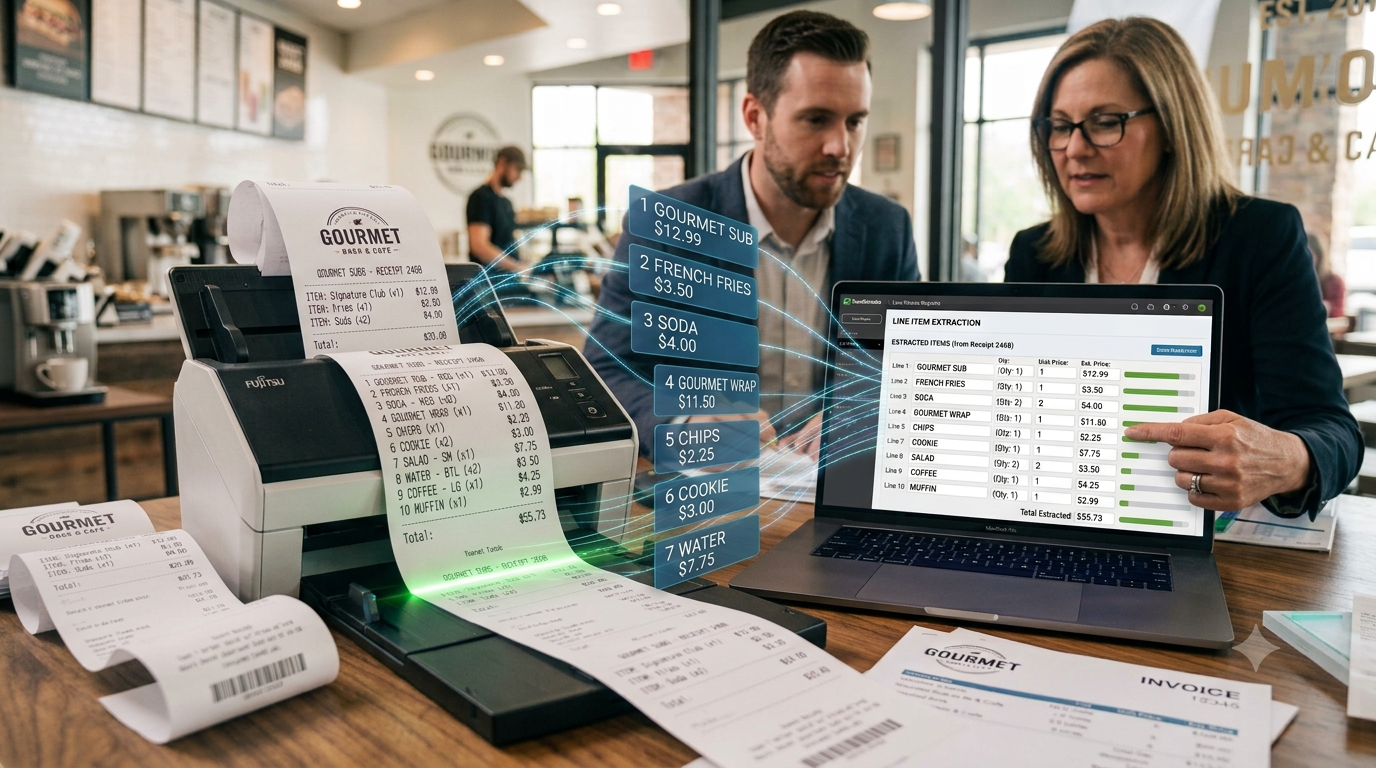 Line-Item Extraction Explained for Bookkeepers - feature image