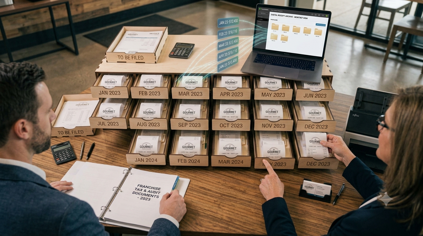 How to Organize Receipts for Bookkeeping - feature image